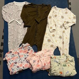 6-9 Month Sleeper Lot - Bamboo & Modal